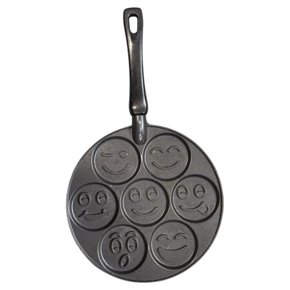 Nordic Ware Emoji Smiley Face Pancake‎ Griddle 10.5" Pan Made in USA